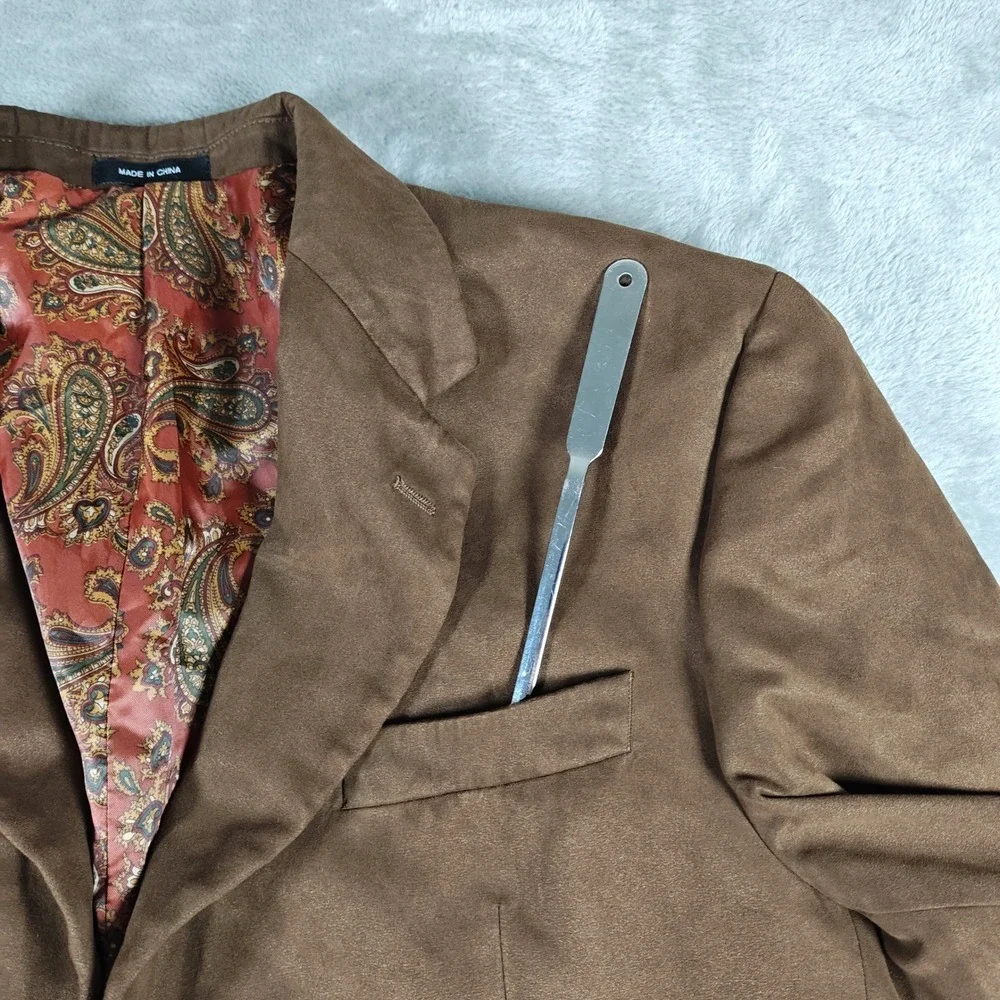 Lauren Ralph Lauren Blazer Mens 42R Paisley Lining Sport Coat Preppy Academia